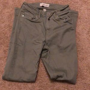 Army green, Calvin Klein jeans